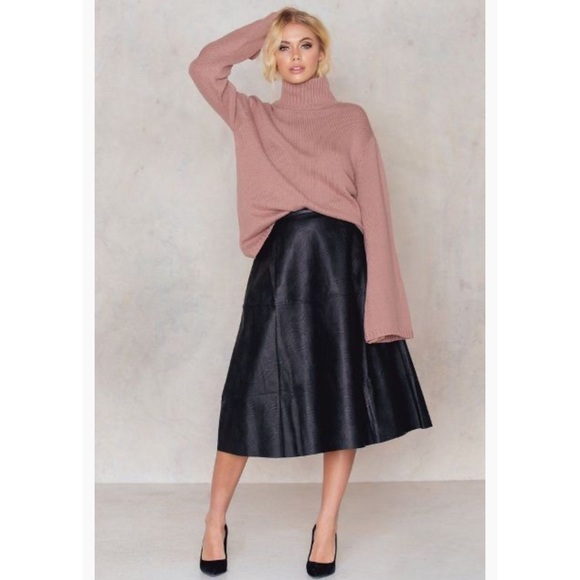 RARE 1970s Bonnie Cashin for Sills and Co Tan Leather Skirt - Picture 11 of 11